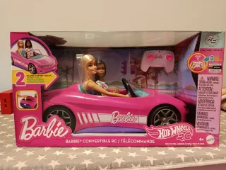 Barbie Coche Rosa Convertible Muñecas
