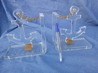 Sujetalibros Ancla Metacrilato (2uds)