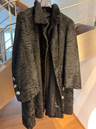 Pelliccia Astrakhan Scatizzi Nera