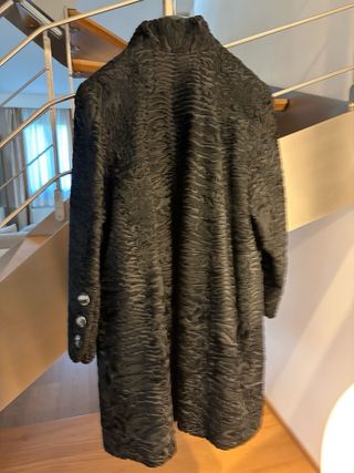 Pelliccia Astrakhan Scatizzi Nera