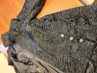 Pelliccia Astrakhan Scatizzi Nera