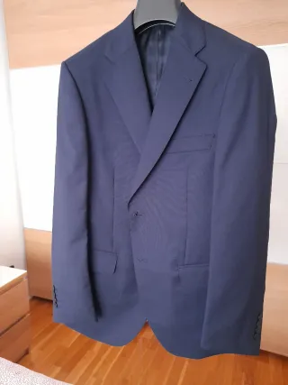 Traje Nuevo, Lana Azul Marino. 50/42