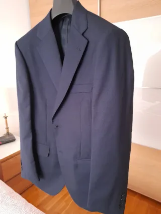Traje Nuevo, Lana Azul Marino. 50/42