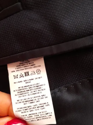 Traje Nuevo, Lana Azul Marino. 50/42