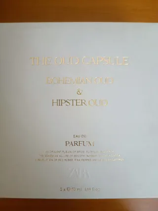 Perfume " BOHEMIAN OUD & HISPER OUD" 2×50 ML.ZARA.