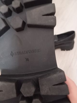 Zapatos negros Stradivarius plataforma