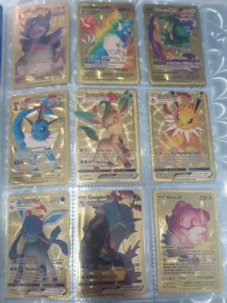 Cartas Pokémon Doradas VMAX