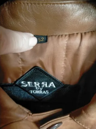 Chaqueta de Piel Serra Hombre Marrón XXL