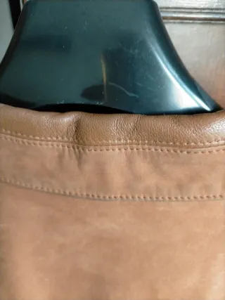 Chaqueta de Piel Serra Hombre Marrón XXL