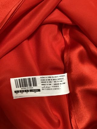 Blusa Adolfo Domínguez Seda pura. Rojo T36