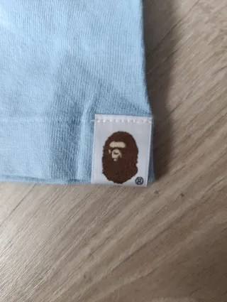 Camiseta Bape Baby Milo Vintage Talla L Azul japon