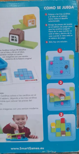 Juego Los Tres Cerditos Deluxe Smart Games