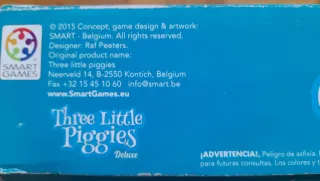 Juego Los Tres Cerditos Deluxe Smart Games