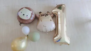 Decoración cumpleaños infantil temática selva anim