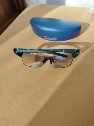 Gafas de sol Fila negras y plateadas