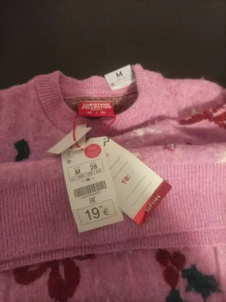 Jersey Navidad Rosa Talla M