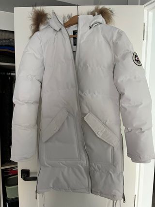 Abrigo Geographical Norway Blanco