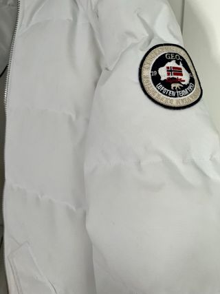 Abrigo Geographical Norway Blanco