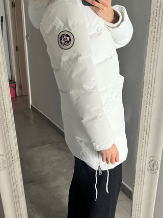 Abrigo Geographical Norway Blanco