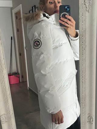 Abrigo Geographical Norway Blanco