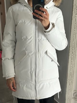 Abrigo Geographical Norway Blanco