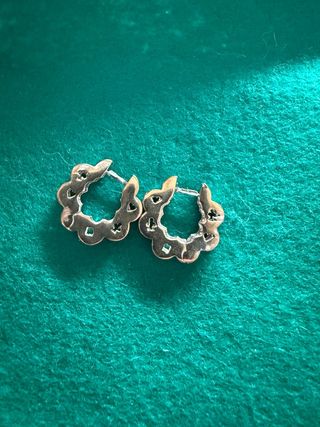 Pendientes Aro Diseño Flor