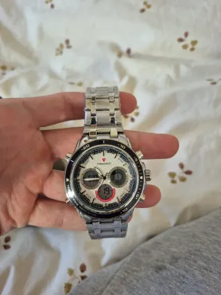 Reloj Frederic Hombre Dorado y Plateado