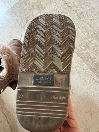 Botas niña pelo Conguitos marrones talla 27