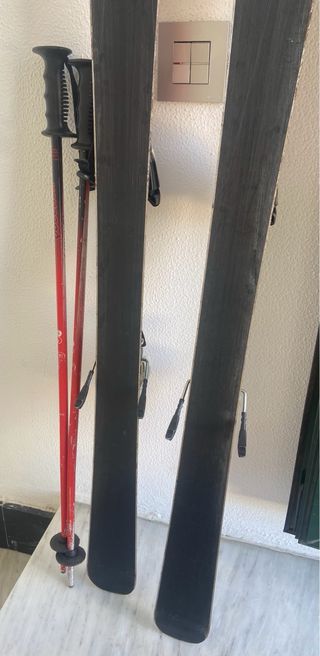 Esquís Junior 120 cm con Bastones