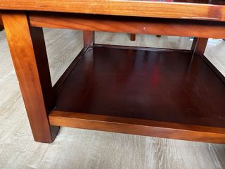 Mesa de centro madera y cristal