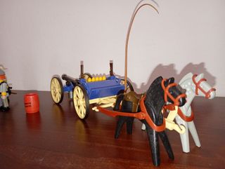 Playmobil 3784 Cañón con Caballos y Soldados