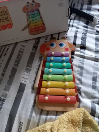 Xilófono de madera para niños