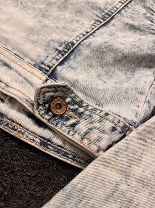 Giacca in denim, lavaggio chiaro