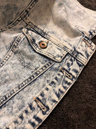 Giacca in denim, lavaggio chiaro