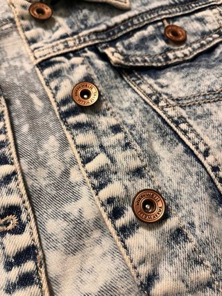 Giacca in denim, lavaggio chiaro