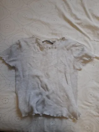 Camiseta gris manga corta