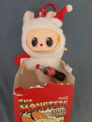 Chaveiro Labubu Coca-Cola Natal