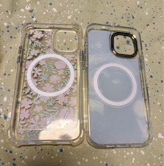 Custodia iPhone 11 Pro floreale e gatto MagSafe