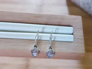 Pendientes Plata 925 y Piedra Luna