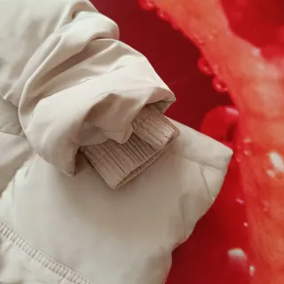 Plumifero Zara Beige con Capucha