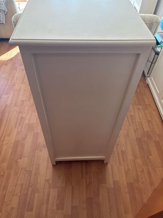 UltimoPrecio MuebleTV elegante vintage pino blanco