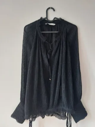 Blusa Zara fiesta brillos