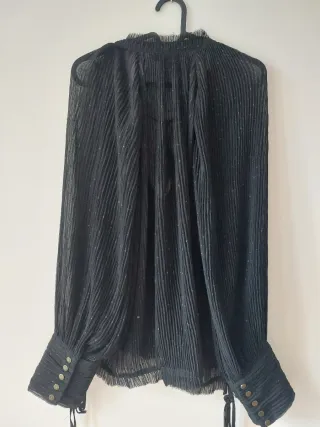 Blusa Zara fiesta brillos