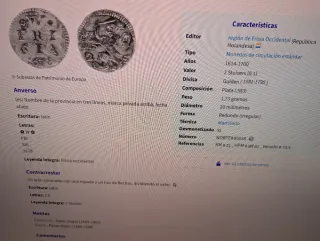 Frisia Occidental 2 Stuivers 1672 plata 583