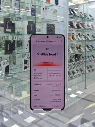 OnePlus Nord 4 512GB Plata semi nuevo Sin caja