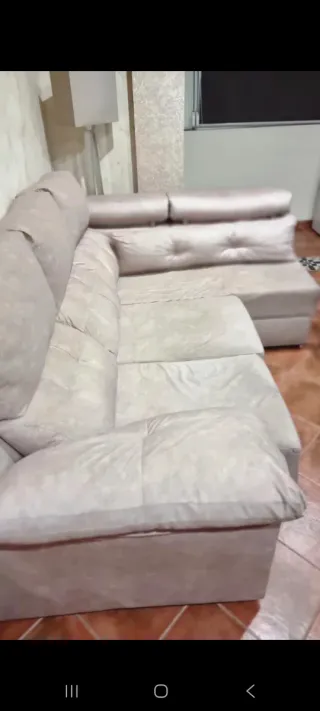 Sofá modular L 2.40m x 1.60m