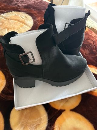 Botines de tacón para mujer