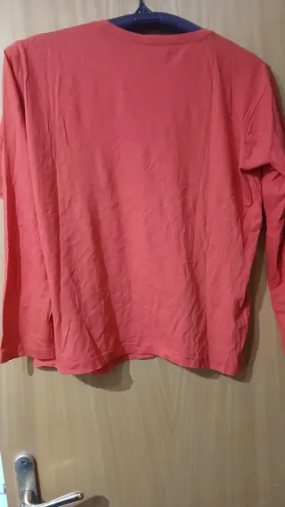 Camiseta Inside manga larga roja