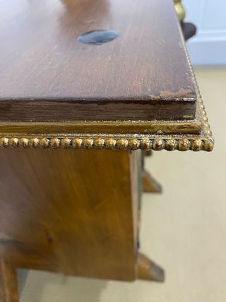 Mueble rústico vintage madera tallada