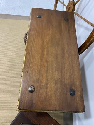 Mueble rústico vintage madera tallada